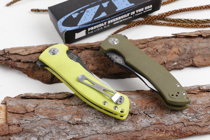 ZT0920 Zero Tolerance  two colors fast opening bearing folding knife UD405157